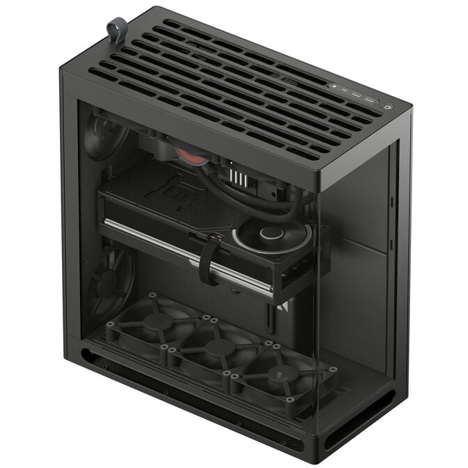 HAVN HS 360 PC-Geh&auml;use, Midi-Tower, ATX, Tempered Glass - schwarz image number 4
