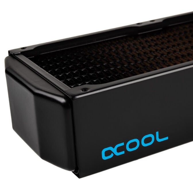 Alphacool NexXxoS XT45, Full Copper, 92 mm Dual Radiator - schwarz image number 3