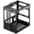 Jonsbo C6 PC-Geh&auml;use, Mini-Tower, Micro-ATX, mit Tragegriff - schwarz image number null