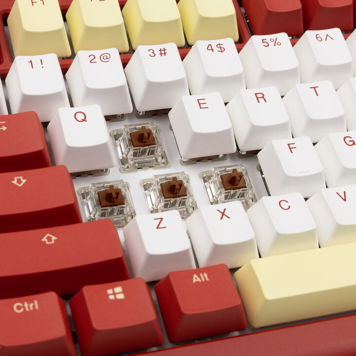 Ducky ProjectD x Fallout Bundle, Tinker 75 + Nuka-Cola Mousepad - MX2A Brown, ANSI (US) image number 7