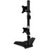 SilverStone SST-ARM24BS - Vertikaler Dual Monitorarm - schwarz image number null