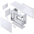 Jonsbo D31 Micro-ATX Geh&auml;use, Tempered Glass - wei&szlig; image number null