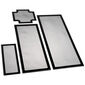 Demciflex dust filter set for Dark Base Pro 900 - black