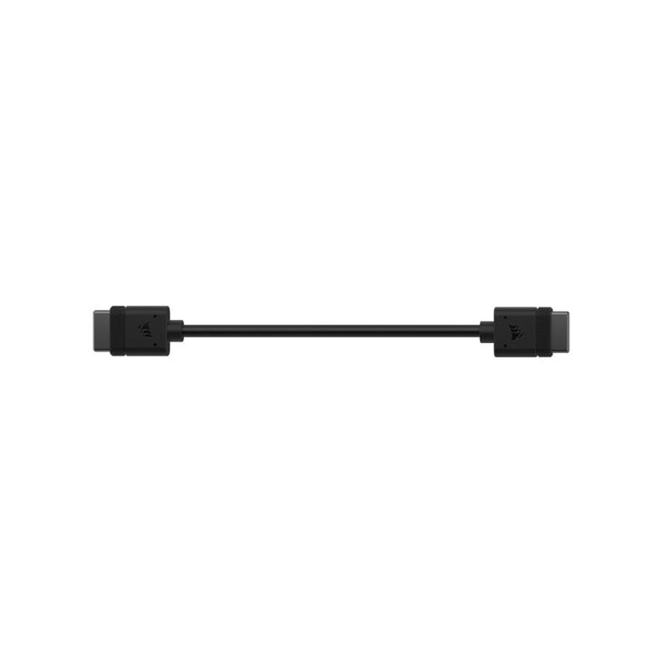 Corsair iCUE LINK Cable Connector straight - black, 10 cm 2-pack image number 4