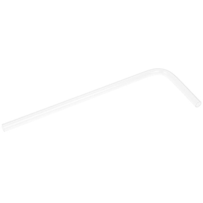 Alphacool Hardtube Acrylic 13/10mm bent 90 degrees - 40cm image number 0