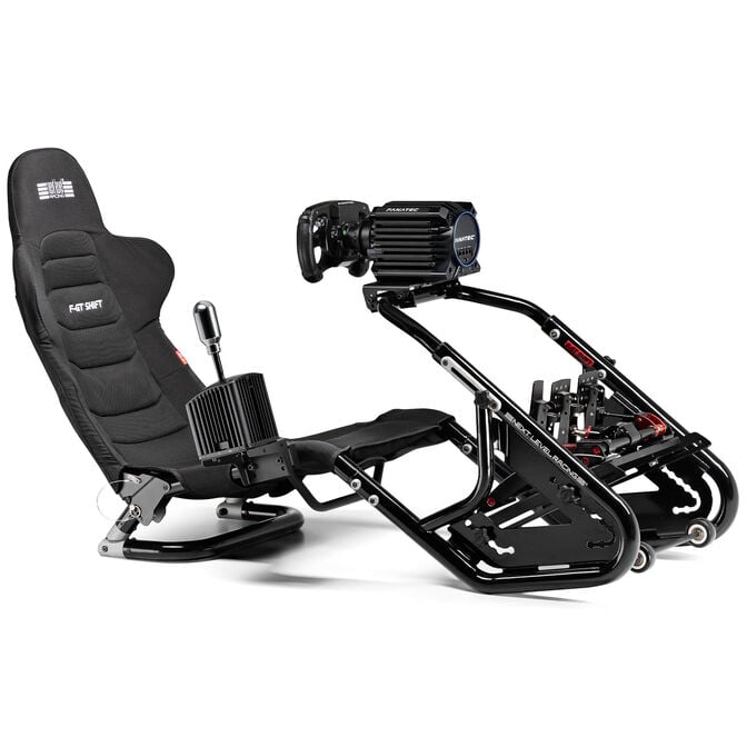 Next Level Racing F-GT Shift Simulator Cockpit, Formel- und GT-Sitzposition, justierbar - schwarz image number 2