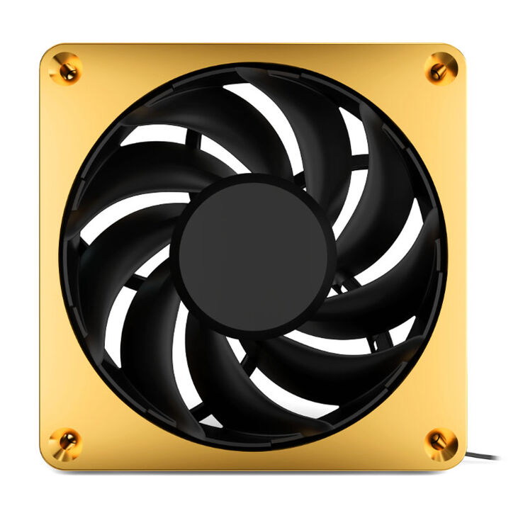 Alphacool Apex Stealth Metall Lüfter 120 mm, 2.000 U/min - gold image number 1