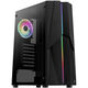 Aerocool Mecha v2 Mid Tower, Tempered Glass - Black