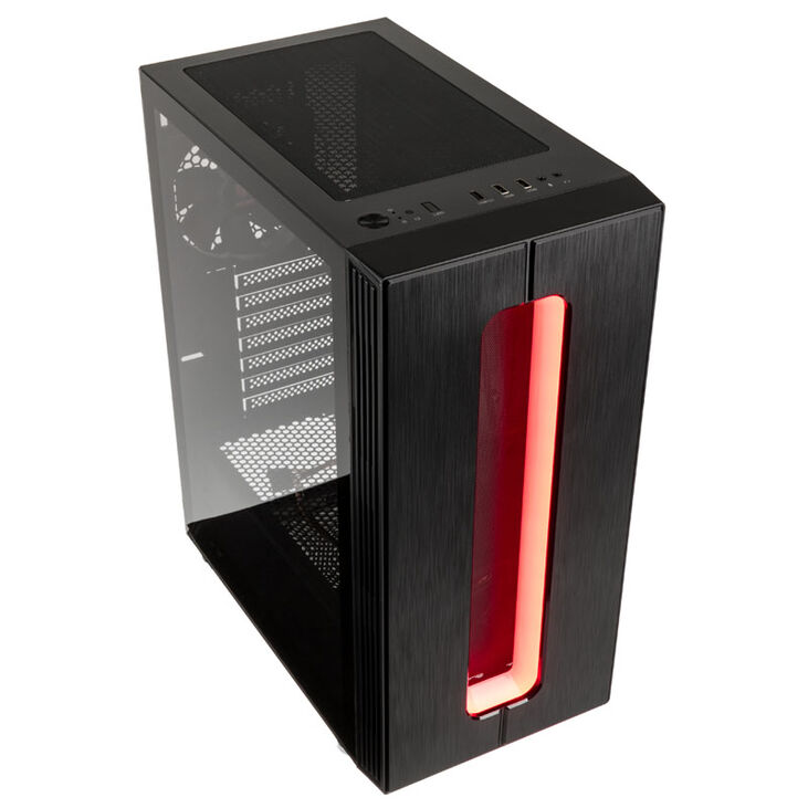 Kolink Nimbus RGB Midi-Tower, Tempered Glass - schwarz image number 1
