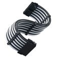 SilverStone ATX 24-Pin-Kabel, 300mm - Schwarz/Wei&szlig; image number null