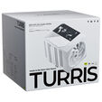 TRYX TURRIS T620 CPU-Luftk&uuml;hler, Dual-Tower, mit 5-Zoll-Display - 120mm, wei&szlig; image number null