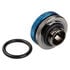 Bitspower Multi-Link Adapter Connection straight G1/4 inch female thread to 16mm OD hard tube - glossy black image number null