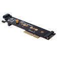Silverstone SST-ECM28 M.2/SATA adapter card, PCIe 4.0, 1x M-Key, 1x SATA image number null