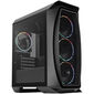 Aerocool Aero One Mini Eclipse Mid Tower, Tempered Glass - Black