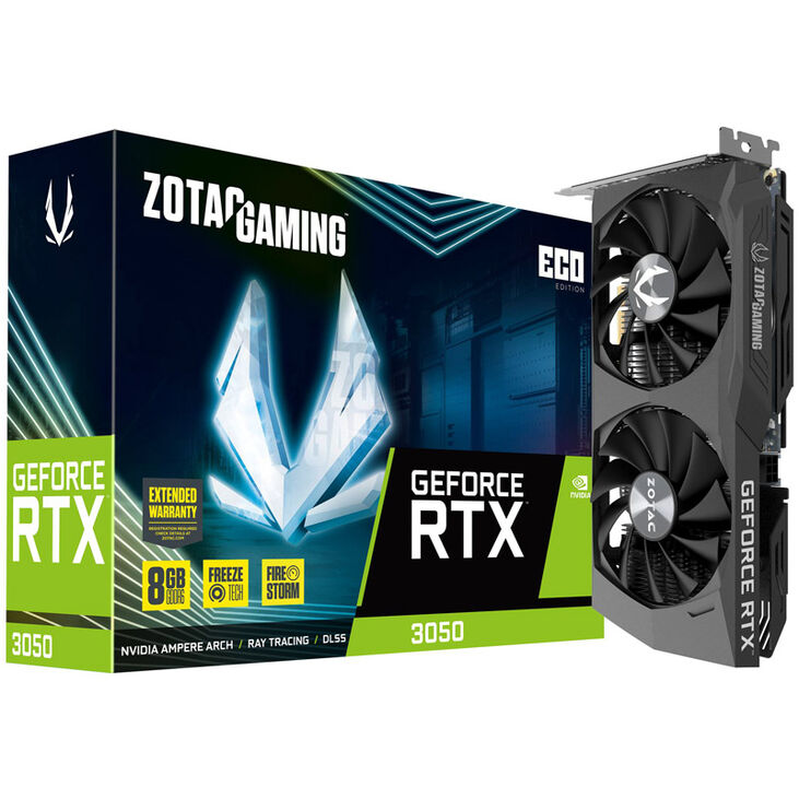 ZOTAC Gaming GeForce RTX 3050 Eco, 8192 MB GDDR6 image number 0