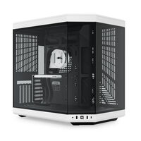 Hyte Y70  PC Case, Mid Tower, ATX, Tempered Glass - Black / White