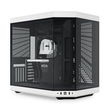 Hyte Y70 PC-Geh&auml;use, Midi Tower, ATX, Tempered Glass - schwarz / wei&szlig;
