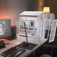 Corsair Frame 4000D RS ARGB PC case, Mid Tower, E-ATX, RGB, Tempered Glass - white image number null