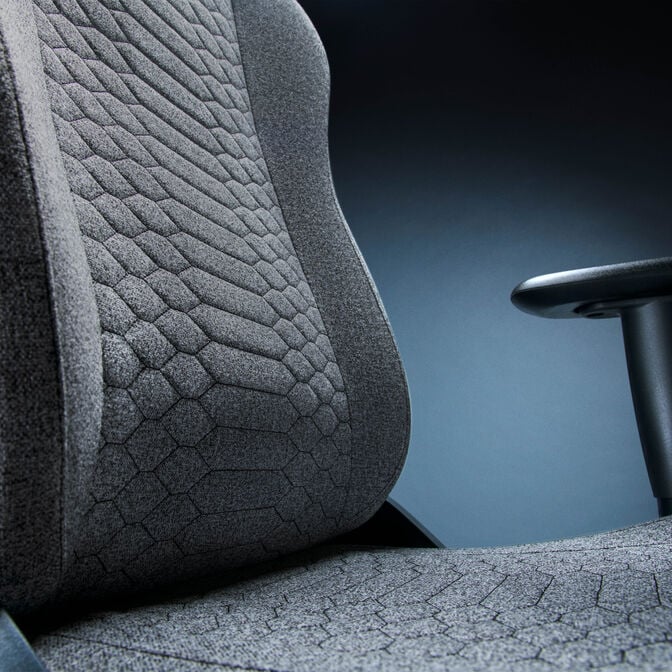 Razer Iskur V2 X Gaming Chair, integrated lumbar support, fabric cover, 2D armrests - black image number 9