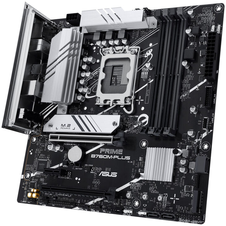ASUS Prime B760M-Plus, Intel B760 Mainboard, Sockel 1700, DDR5 image number 5