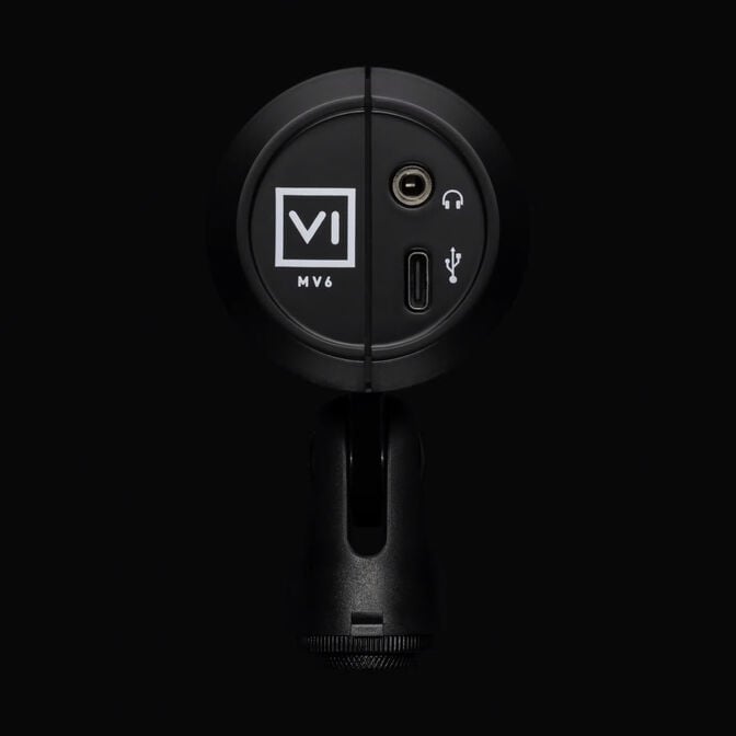 Shure MV6 USB Gaming Microphone, USB-C - black image number 5