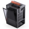 Jonsbo T6 PC Geh&auml;use, Mini-Tower, Mini-ITX, Tempered Glass, Holz - schwarz image number null