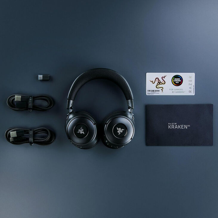 Razer Kraken V4 Gaming Headset - schwarz image number 7