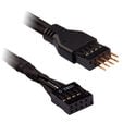 Corsair Premium Sleeved Frontpanel Kabel Verl&auml;ngerungskit, schwarz image number null