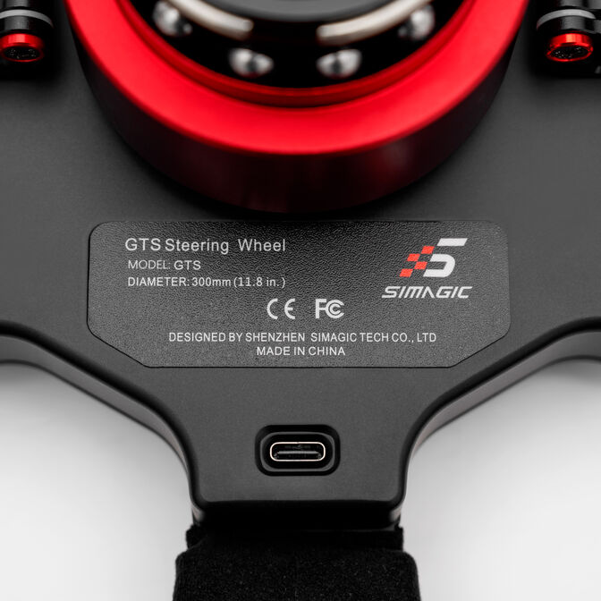 Simagic GTS steering wheel with quick release - Alcantara, 30 cm image number 11