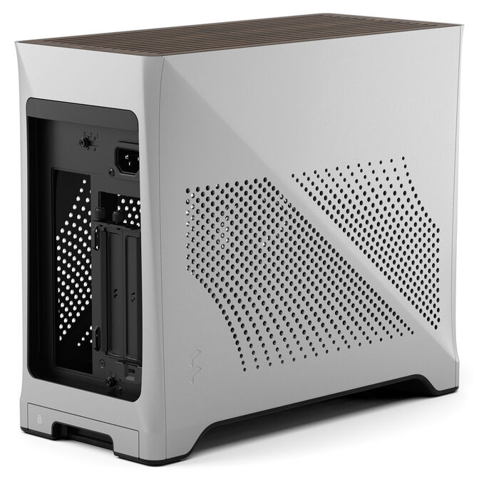Fractal Design Era 2 Mini-ITX Case, Walnut Wood Panel &ndash; Silver image number 8