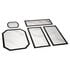 Demciflex Staubfilter-Set für Cooler Master 690 III - schwarz/schwarz image number null