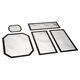 Demciflex Staubfilter-Set für Cooler Master 690 III - schwarz/schwarz