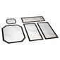 Demciflex Staubfilter-Set für Cooler Master 690 III - schwarz/schwarz