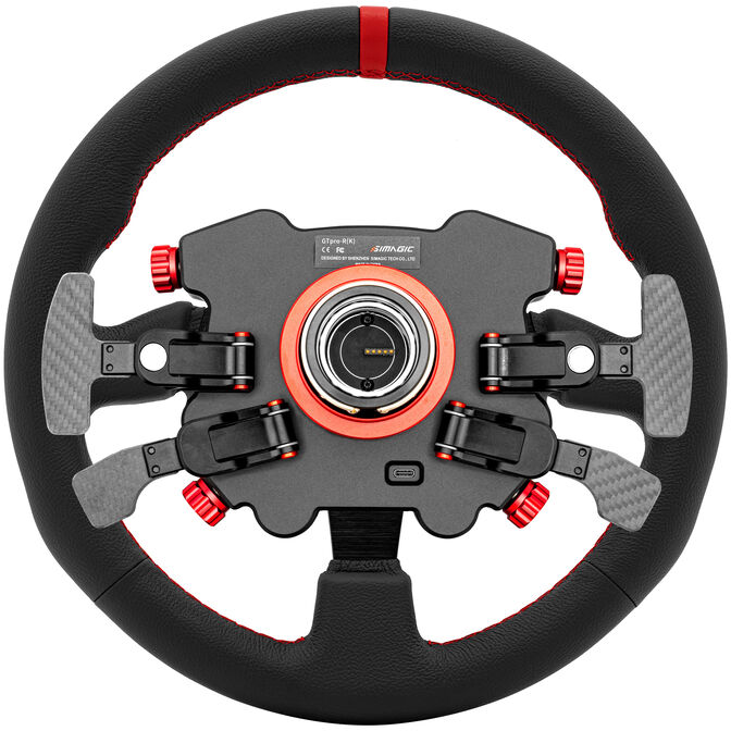 Simagic GT1 steering wheel with Pro HUB / Knob - Leather image number 1