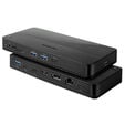 AXAGON HMC-U4 USB-C Dock, HDMI + DP, USB 3.2 Gen 2, PD 100W - black image number null