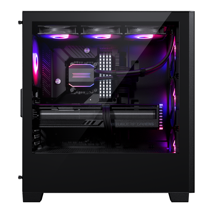 Phanteks XT Pro Ultra PC-Gehäuse, Midi-Tower, E-ATX, Tempered Glass, D-RGB - schwarz image number 2