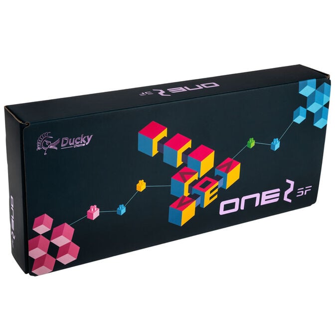 Ducky One 2 SF Gaming Keyboard, MX-Blue, RGB LED - white image number 9