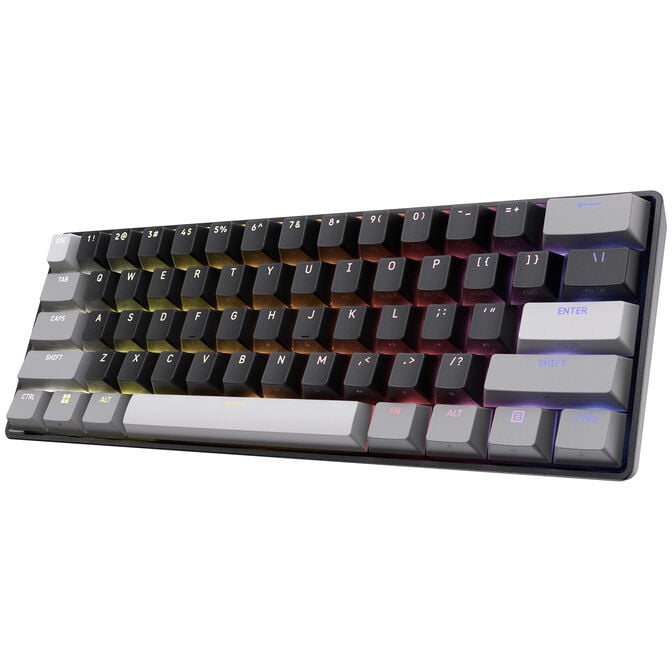 Corsair CLIPPER PRO MINI 60 Hall Effect Gaming Keyboard, Backlit RGB LED, CORSAIR MGX Core, Black PBT DS Keycaps image number 5