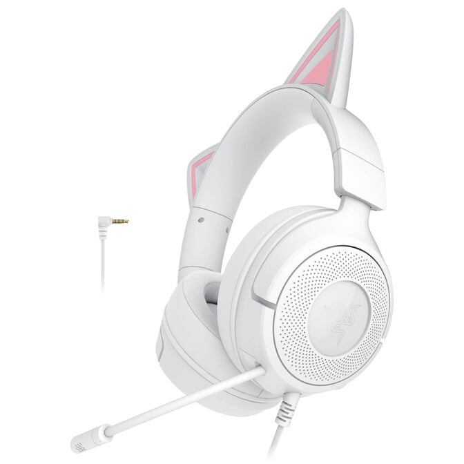 Razer Kraken Kitty V3 X Gaming Headset, wired, 7.1 surround - white image number 1