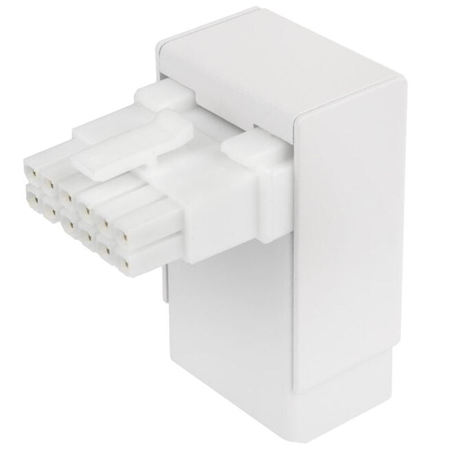 Kolink Core Pro 12V-2x6 90 Degree Adapter - Typ 2, wei&szlig; image number 0