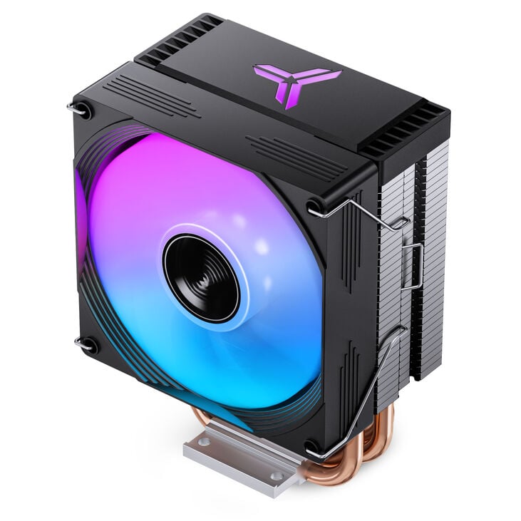 Jonsbo CR-1300 EVO CPU-Kühler, 90 mm - schwarz, RGB image number 3