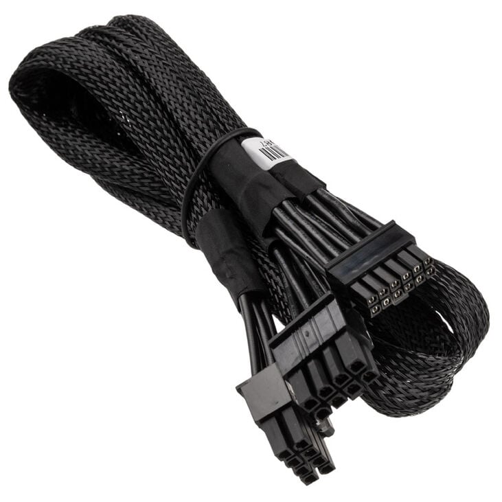 SilverStone 2x 8-pin EPS to 12-pin GPU cable for modular power supplies image number 1