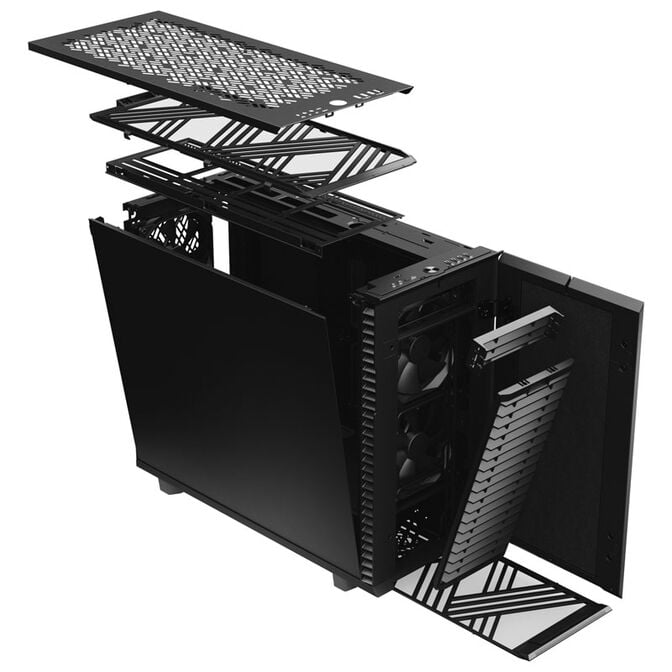 Fractal Design Define 7 Black Mid Tower - silent, black image number 1