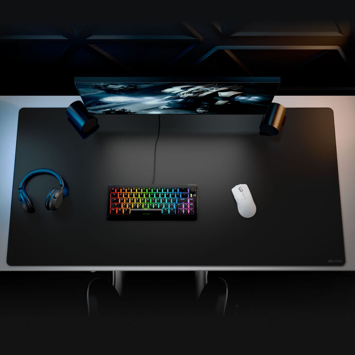 Glorious GMP 2 Gaming Mouse Pad Stitched, rubberised - 1220 x 610mm, black image number 6