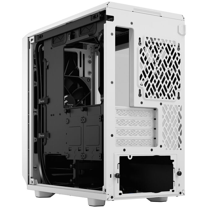 Fractal Design Meshify 2 Mini Micro-ATX Case, Tempered Glass - White image number 8