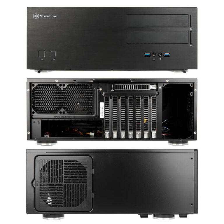 SilverStone SST-GD08B USB 3.0 Grandia Desktop - schwarz
