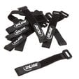 InLine Velcro Straps 20x200mm, Pack of 10 - Black image number null