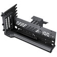 Phanteks Premium PCIe Gen 5 Vertical GPU Bracket, DRGB, with PCIe 5.0 Riser Cable - 220mm, black image number null
