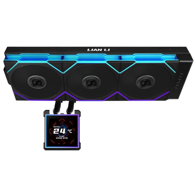 Lian Li HydroShift II LCD-S 360TL AiO Water Cooling, RGB, LCD Display - 360mm, black image number 2