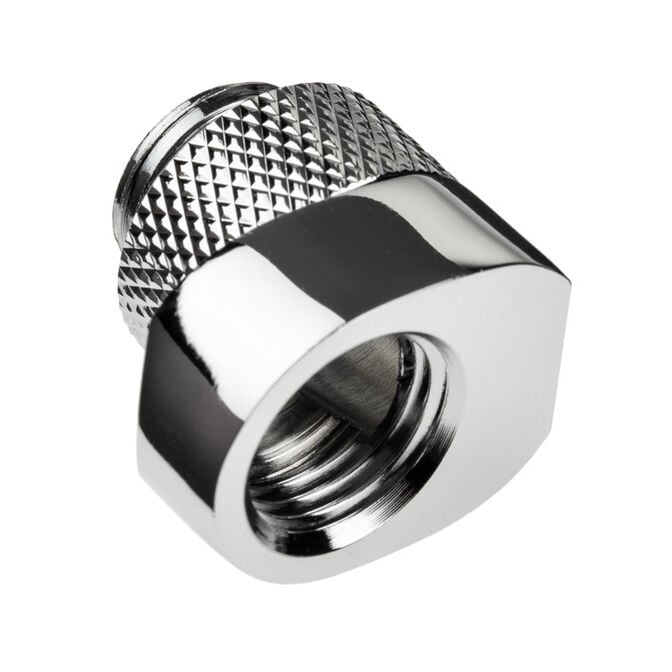 Alphacool Eiszapfen G1/4 inch extension offset MF 8 - chrome image number 0